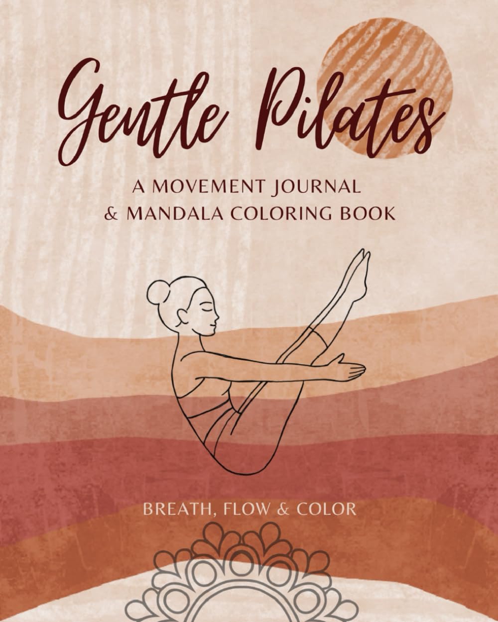Boek Pilates Movement Journal – Mandala Coloring Edition