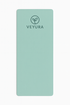 Veyura Dikke Yogamat Groen/Grijs TPE | Antislip & Duurzaam