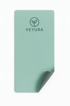 Veyura Dikke Yogamat Groen/Grijs TPE | Antislip & Duurzaam