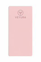 Veyura Dikke Yogamat Roze/Grijs TPE | Antislip & Duurzaam