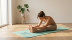 Veyura Dikke Yogamat Groen/Grijs TPE | Antislip & Duurzaam